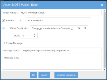 GroveStreams - MQTT Action Package