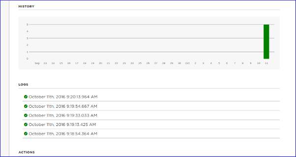 Particle Webhook